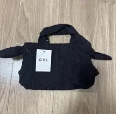 GRL ハンドバッグ ブラック