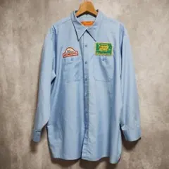 海外輸入古着 USA ワークシャツ XXL オーバーサイズ
