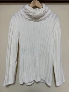 COMME CA ISM タートルネックニット M