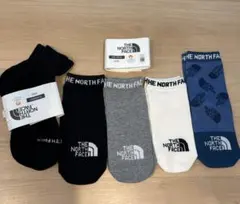 最終お値下げ ノースフェイスキッズ靴下5足セット 19-21㎝