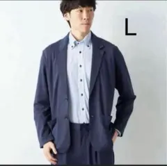 ネイビー テーラードジャケット