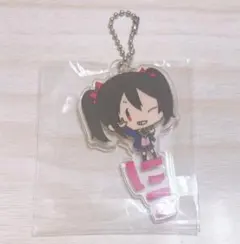 ラブライブ　矢澤にこ　アクリルキーホルダー　おなまえぴたんコ