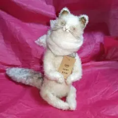 マツノハルミ harubear 大きなねこ 作家ぬいぐるみアーティストテディベア マツノハルミ harubear 大きなねこ 作家ぬいぐるみアーティスト