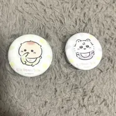 ちいかわ baby おねんね缶バッジ モモンガ くりまんじゅう 缶バッジ