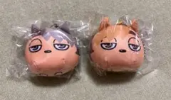 【ハイキュー!!】 トレーディング動物マスコットミニビーズクッション　宮侑　宮治