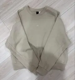 美品　adidas ベージュ トレーナー XL