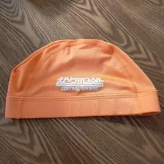CENTRAL SPORTS 水泳帽 M オレンジ