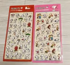 【韓国限定】スヌーピー peanuts ボンボンドロップシール　2シートセット