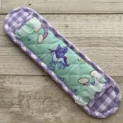 水筒　肩紐カバー　ユニコーン　パープル