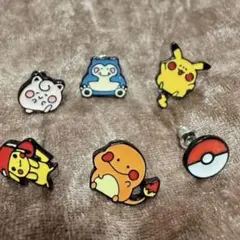 ピアス 未使用 ゆるキャラ 6個まとめてのサムネイル