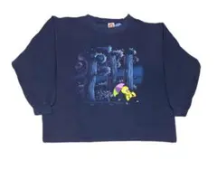 90s〜00s Looney Tunes Tweety スウェット ネイビーのサムネイル