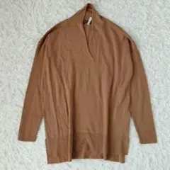 美品✨23区　ニジュウサンク　ニット　長袖 キャメル　38