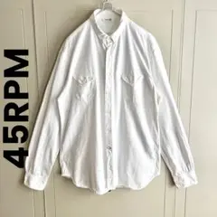 45RPM 45アールピーエム オックスフォード BD シャツ