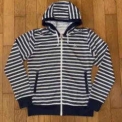 美品ルコック ジップアップパーカー　 M レディース　テニス　ゴルフ　ネイビー