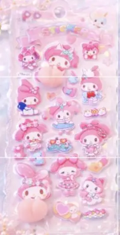 【新品未使用】サンリオ ぷくぷくシール おしりシール マイメロ