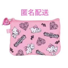 サンリオ　シークレットミニフラットポーチ　みんなのキルト　チャーミーキティ