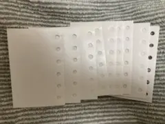 A7 シール帳 リフィル 10枚 両面剥離紙 シール台紙 ※枚数応相談