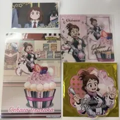 ヒロアカ オープンスクール 麗日お茶子 コースター クリアカード イラストカード