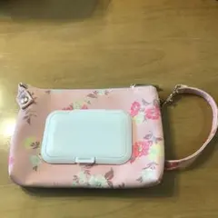 Francfranc 花柄ポーチ ピンク