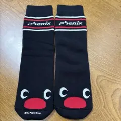 Phenix キャラクター靴下 黒　スキー用