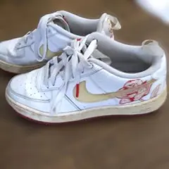 NIKE AIR FORCE 1 ローズ刺繍 ホワイト レッド ２３cmのサムネイル