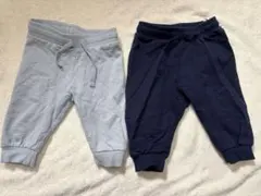 H&M ベビー パンツ 2枚セット 68cm