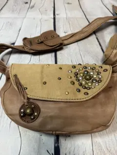 希少 DIESEL archive スタッズ ショルダーバッグ Y2K