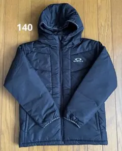 未使用 140㎝ オークリー フード付き 中綿コート 黒