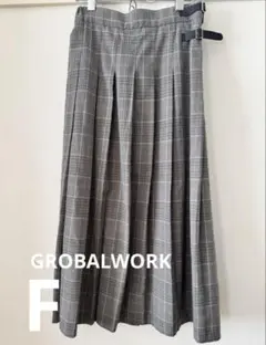 【used】グローバルワーク　プリーツスカート　F