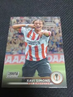 シャビ シモンズ　直筆サイン　25枚限定　topps PARIS SOCCER Topps® Paris Saint-Germain 2024/25 Team Set