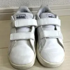 adidas アディダス　スニーカー 白　子供　靴　キッズ　16cm