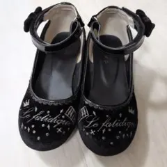 アクシーズファム キッズ　リボン付 フォーマルシューズ・サイズ L(20cm)