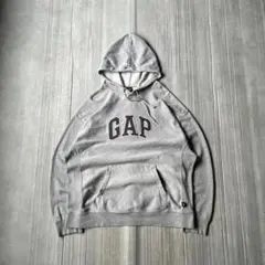 00s OLD GAP スウェットパーカー リバースウィーブ グレー L