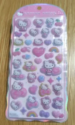 【正規品】サンリオ　ハローキティ　コットンパフィー　ヒョウ柄