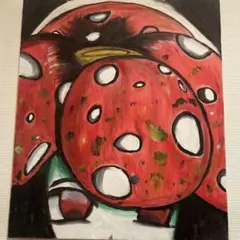 手描きアート 絵画 抽象画 キャンバス F10