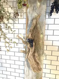 まとめ売り可　流木オブジェ壁掛け置き型2way うねり流木　アート