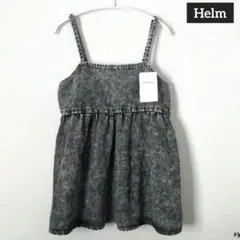 未使用タグ付き【Helm】デニムフリルキャミソール