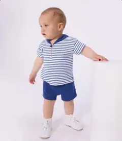 プチバトー セーラー ボーダー ショートパンツ