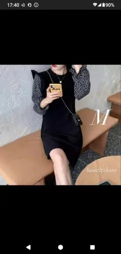 韓国　服　レディース　ミニワンピース　甘め　量産　オルチャン