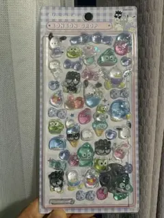 サンリオ3Dボンボンドロップシール