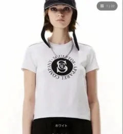 【SCULPTOR】Varsity Logo TeeバーシティロゴT ホワイトSのサムネイル
