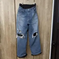 パンツ LOADINGROOM Double denim track pants men 2026年最新】LOADINGROOM Double denim track pantsの人気アイテム