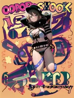 ファンタジーキャラクター ポスターオリジナルデジタルアート　ポスターa4紙沢光 ファンタジー天使デジタルアートポスターa4紙沢光♥ - メルカリ
