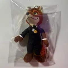 ズートピア　ニック　タキシード　ぬいぐるみ　キーチェーン　ディズニーストア