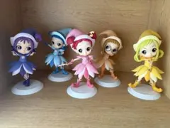 おジャ魔女どれみ フィギュア 5体セット　Qposket ＋おまけ付き