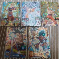引退品スーパードラゴンボールヒーローズ孫悟空SEC・UR5枚セット