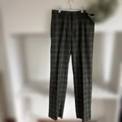 激レア！DIRK BIKKEMBERGSウールチェック スラックス46のサムネイル