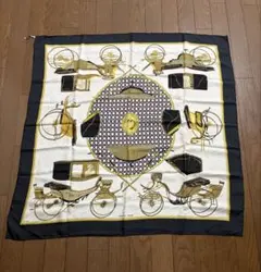 HERMES エルメス カレ 大判 スカーフ SILK100%