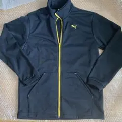 PUMA 黒 ジップアップジャケット 160