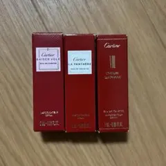 【Cartier】カルティエ　香水　３本セット　試供品　サンプルのサムネイル